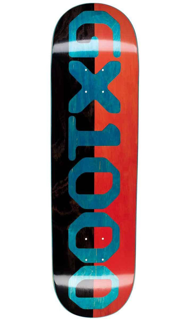 GX1000 Logo 8.5 Deck Split Veneer Black Orange  GX1000   