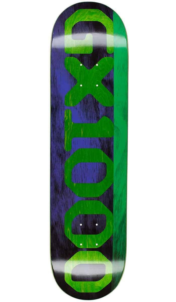 GX1000 Logo 8.0 Deck Split Veneer Purple Green  GX1000   