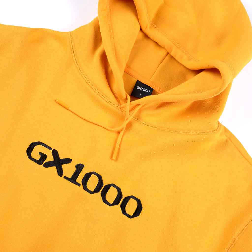 GX1000 OG Logo Hooded Sweatshirt Gold  GX1000   