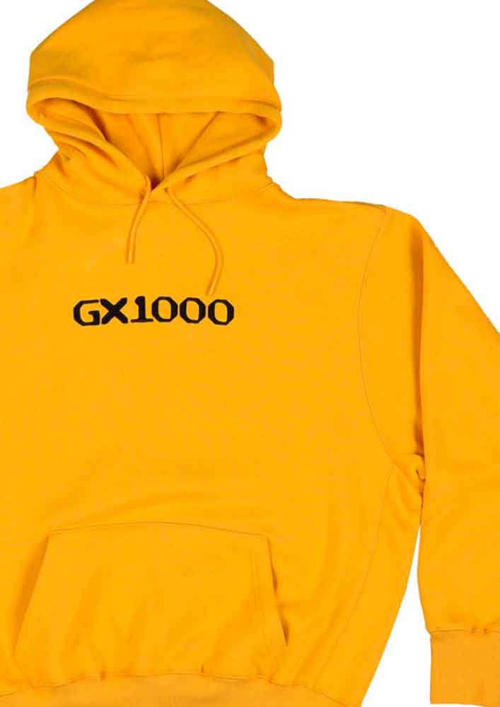 GX1000 OG Logo Hooded Sweatshirt Gold  GX1000   