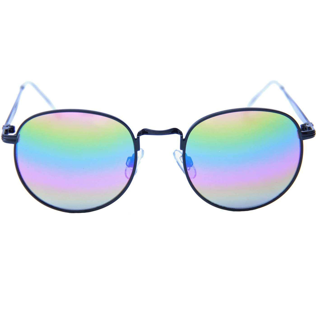 Happy Hour Holidaze Black Rainbow Mirror Shades  Happy Hour   