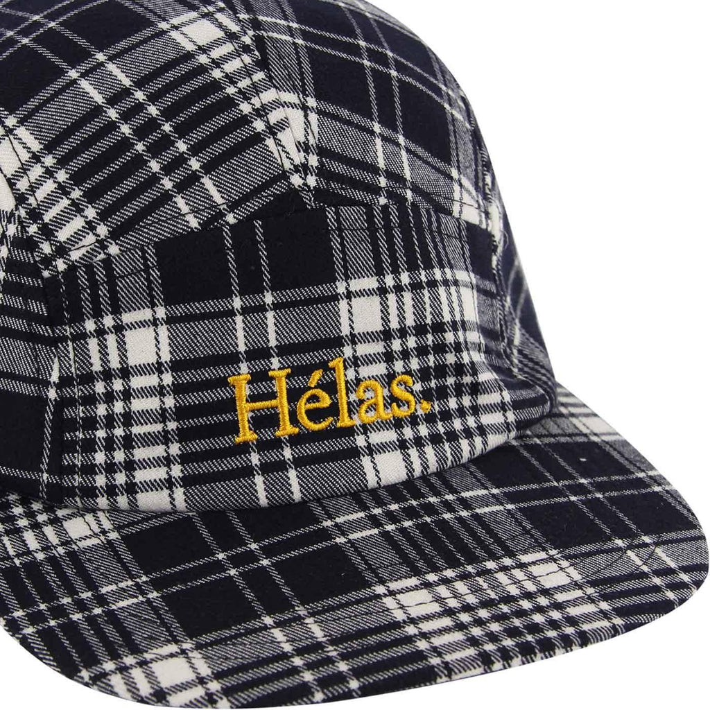 Helas Checkered Cap Black White  Helas   