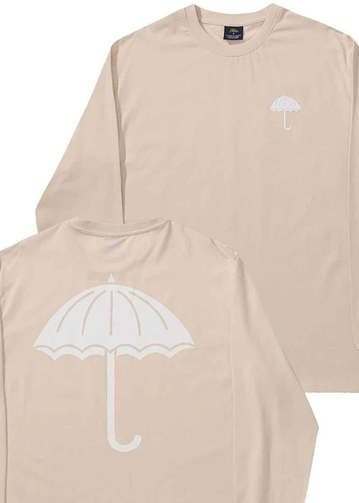 Hélas Umbrella Longsleeve T-Shirt Light Beige  Helas   