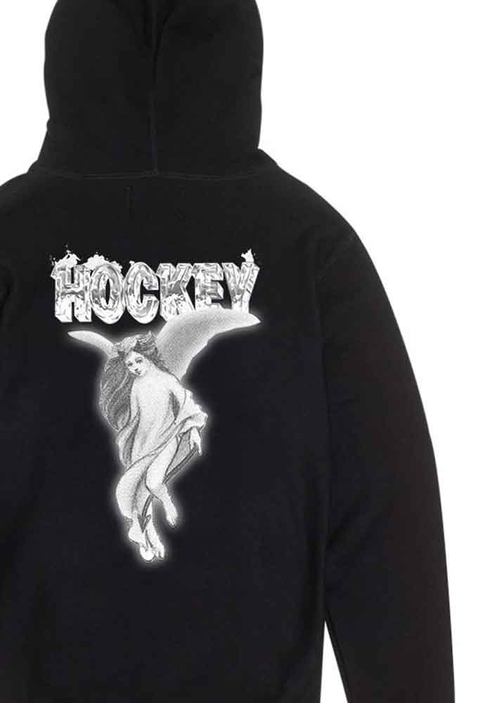 Hockey Angel Hooded Sweatshirt Black  Hockey   