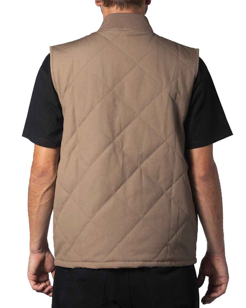 Krooked Diamond K Canvas Vest Khaki  Krooked   