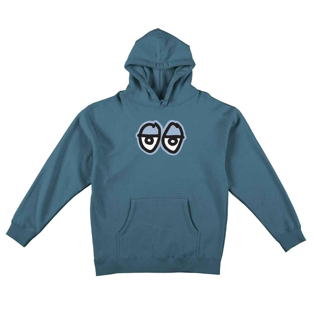 Krooked Eyes Hooded Sweatshirt Slate  Krooked   