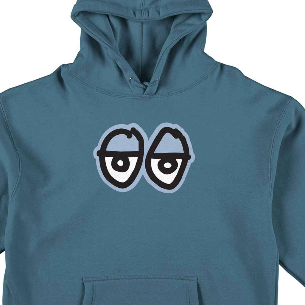 Krooked Eyes Hooded Sweatshirt Slate  Krooked   