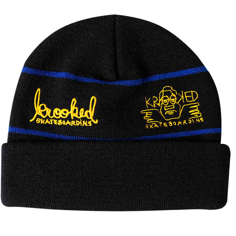 Krooked Naskar Beanie Black  Krooked   