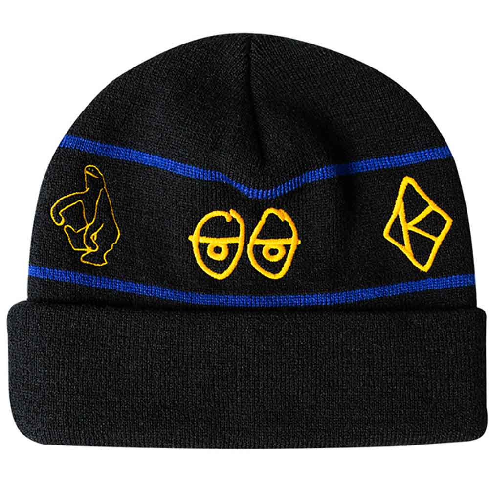 Krooked Naskar Beanie Black  Krooked   