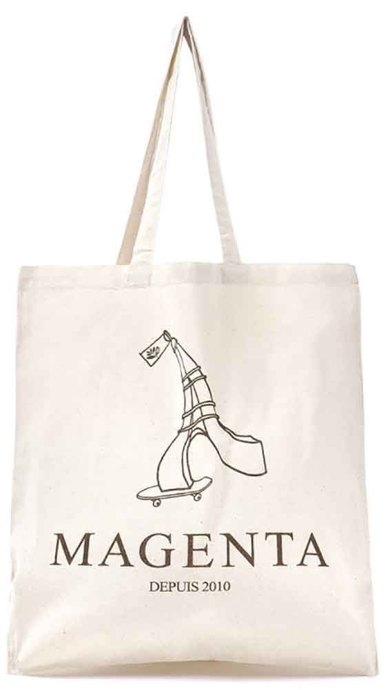 Magenta Depuis 2010 Tote Bag Natural  Magenta   