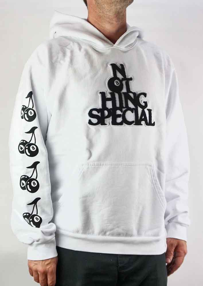 Nothing Special Pyramid Hooded Sweatshirt White