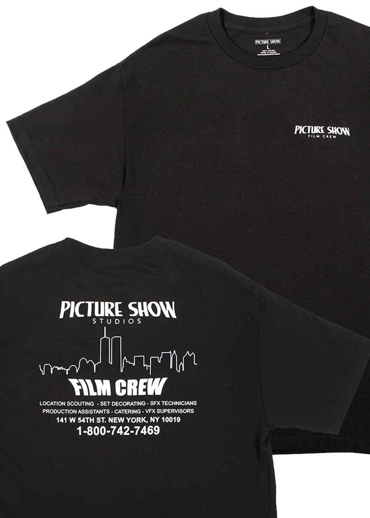 Picture Show Film Crew T-Shirt Black  Picture Show   