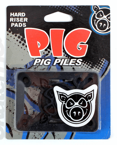 Pig 1/8" Riser Pads Noir
