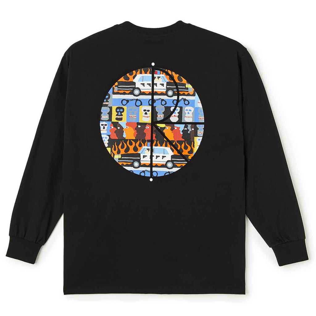 Polar Acab Fill Logo Longsleeve T-Shirt Black  Polar   