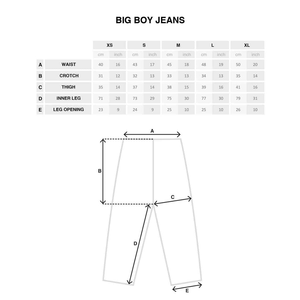 Polar Skate Co. Big Boy Jeans Dark Blue  Polar   