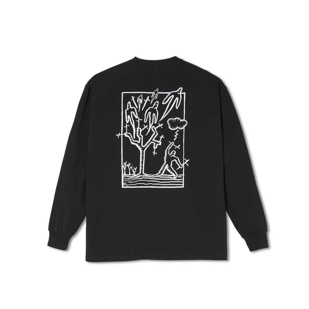 Polar Skate Co Heaven Longsleeve T-Shirt Black  Polar   