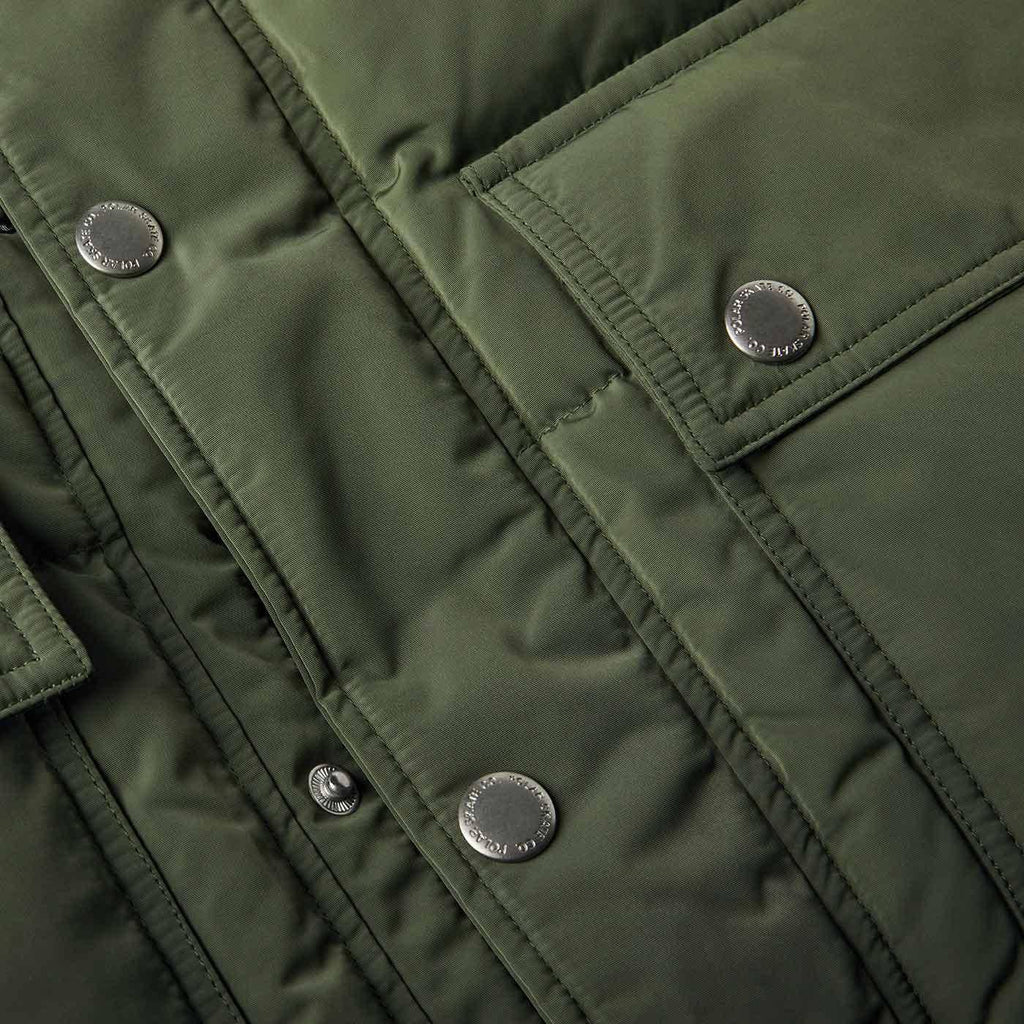 Polar Skate Co. Hood Puffer Jacket Light Olive  Polar   