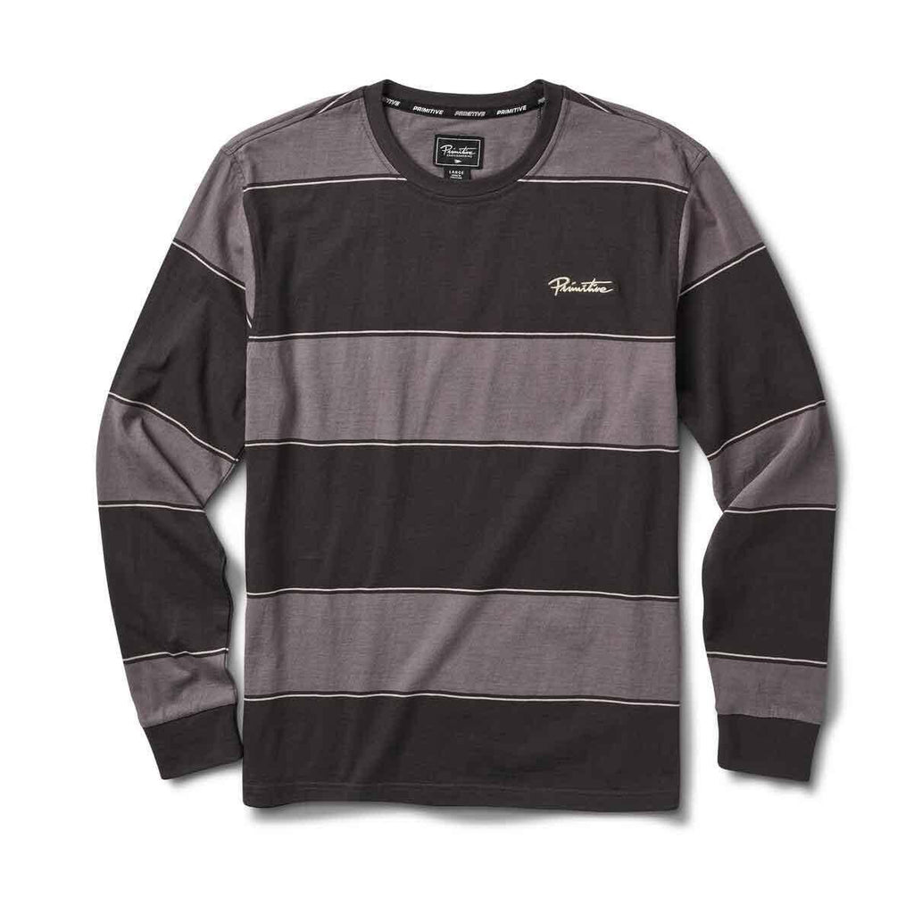 Primitive Bellevue Longsleeve Striped Shirt Black  Primitive   