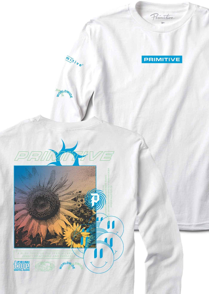 Primitive Demo Longsleeve T-Shirt White  Primitive   