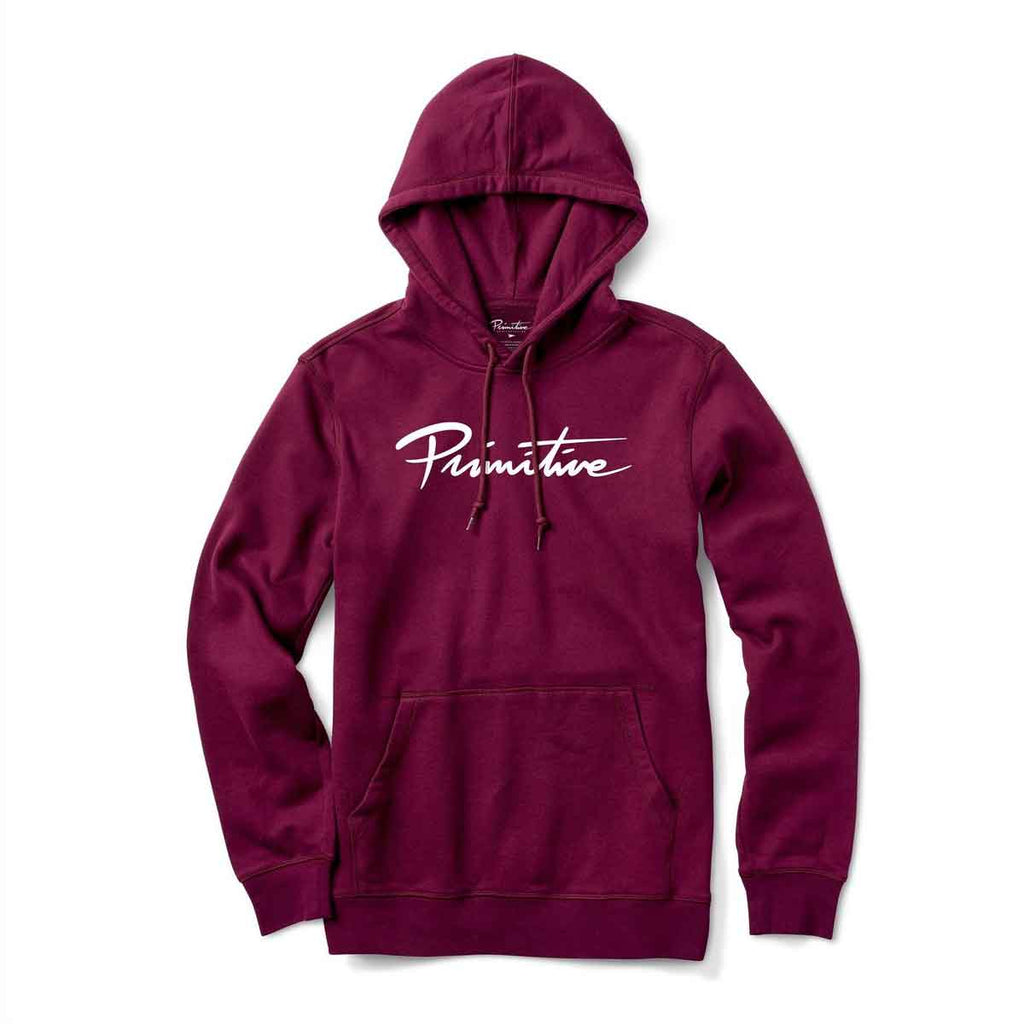 Primitive Nuevo Hooded Sweatshirt Burgundy White  Primitive   