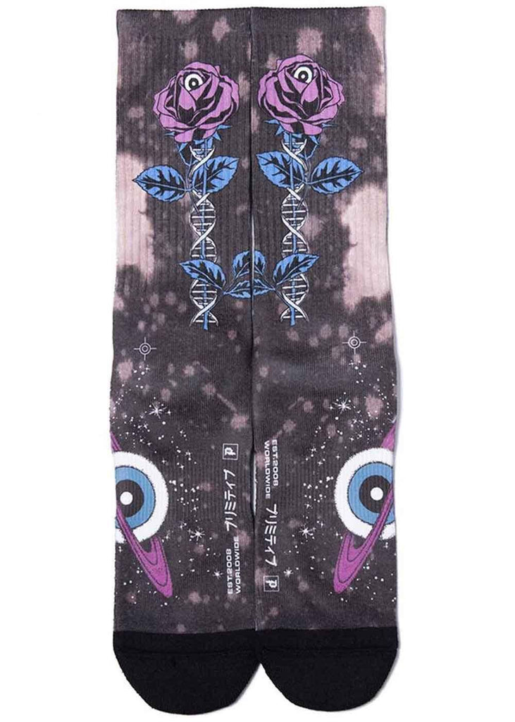 Primitive Stranded Tie Dye Socks Black  Primitive   