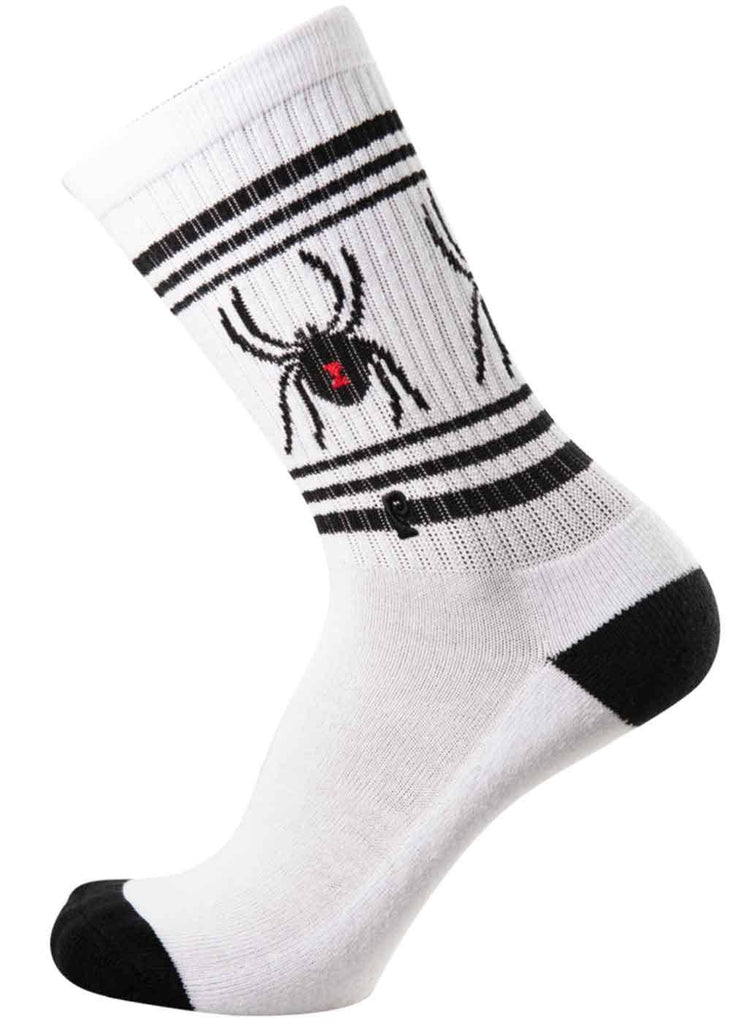 Psockadelic Black Widow Socks White Black  Psockadelic   