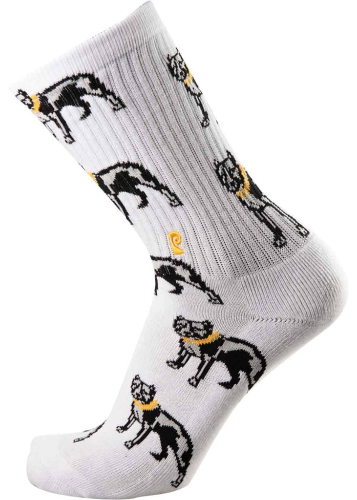 Psockadelic Rude Dog Socks White  Psockadelic   