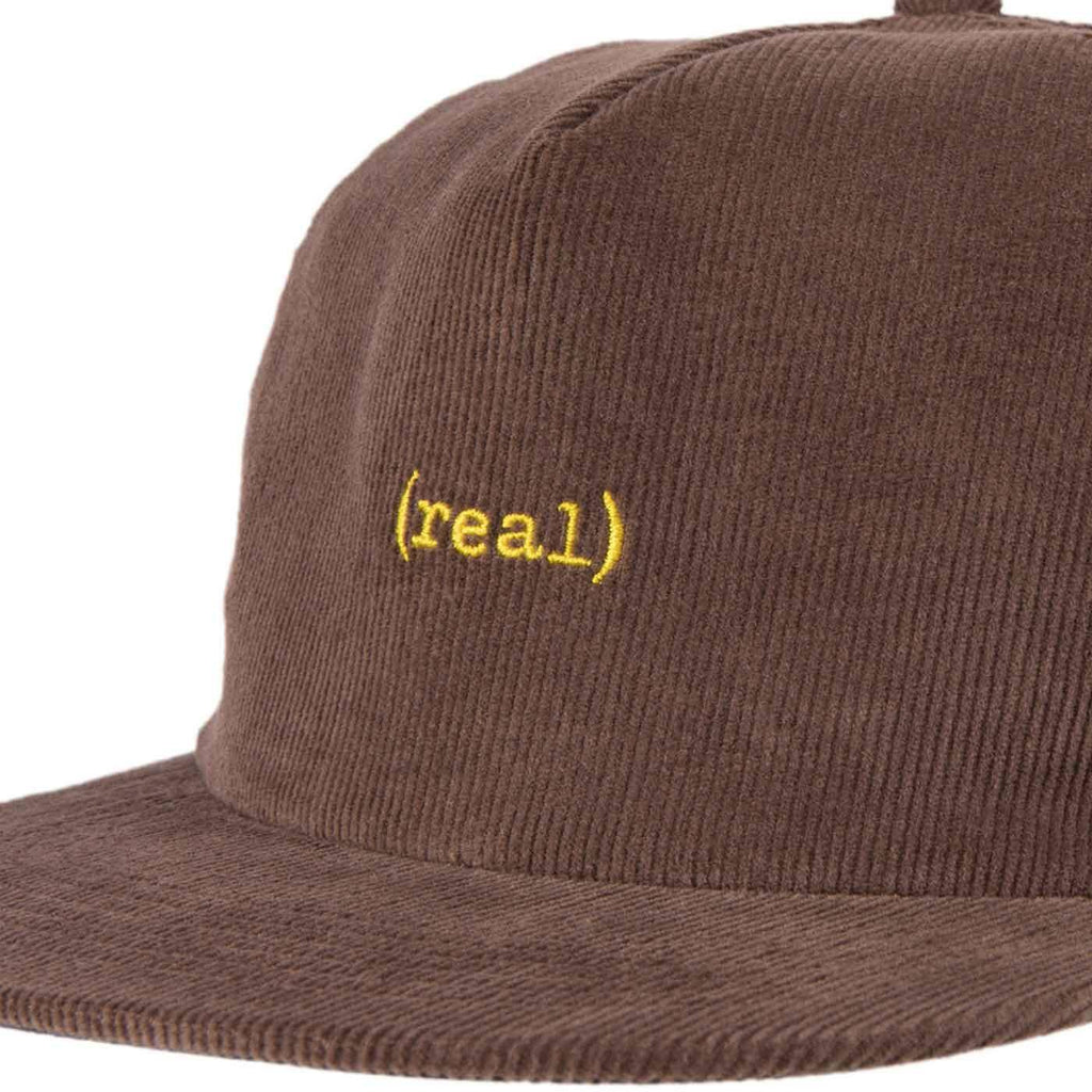 Real Lower Cord Snap Cap Brown Yellow  Real   