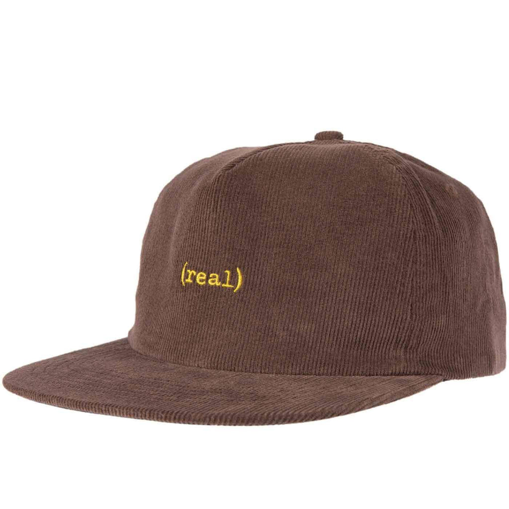 Real Lower Cord Snap Cap Brown Yellow  Real   