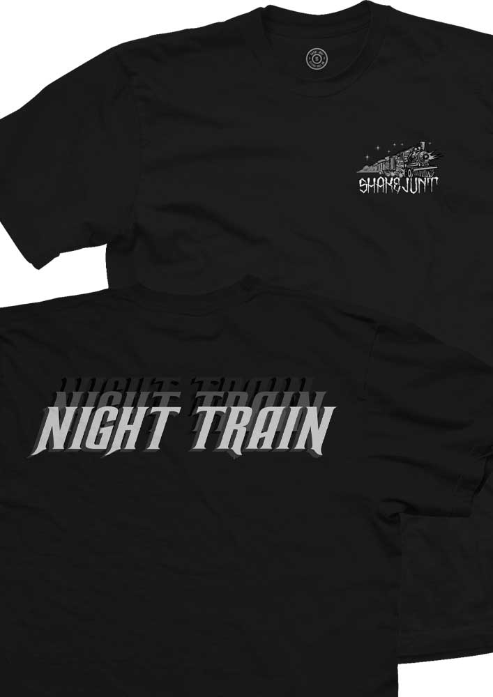 Shake Junt Night Train T-Shirt Black  Shake Junt   