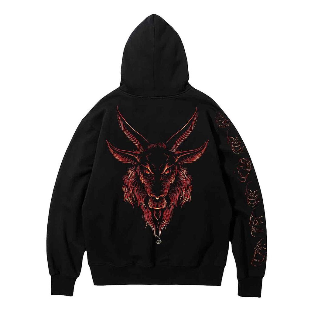 Shake Junt Release The Demons Hooded Sweatshirt Black  Shake Junt   