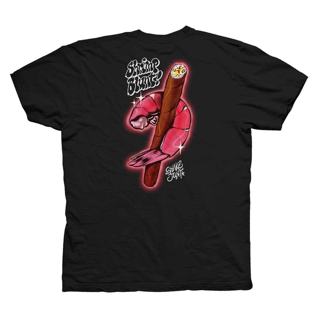 Shake Junt Shrimp Blunt T-Shirt Black  Shake Junt   