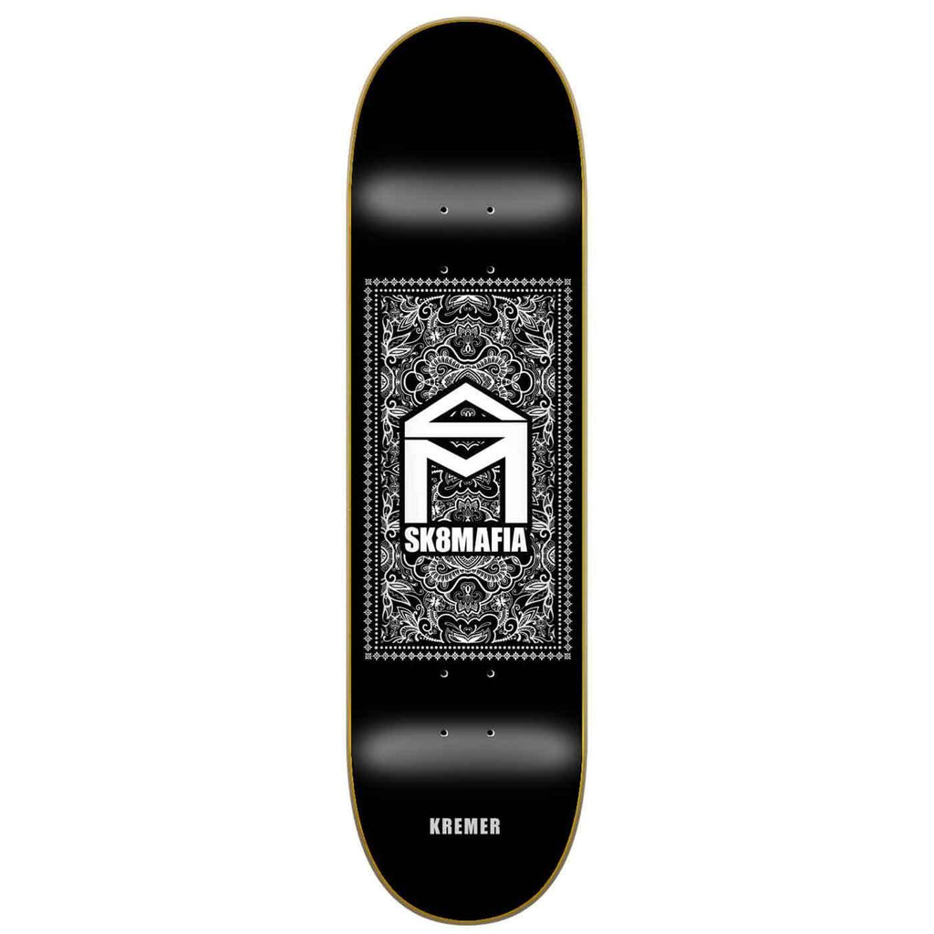 Skatemafia Kremer Bandana 8.0 Deck Black  Sk8mafia   