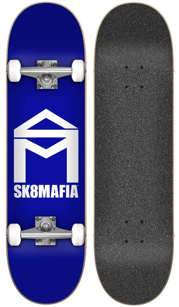 Skatemafia House Logo 7.875 Complete Skateboard Blue  Sk8mafia   