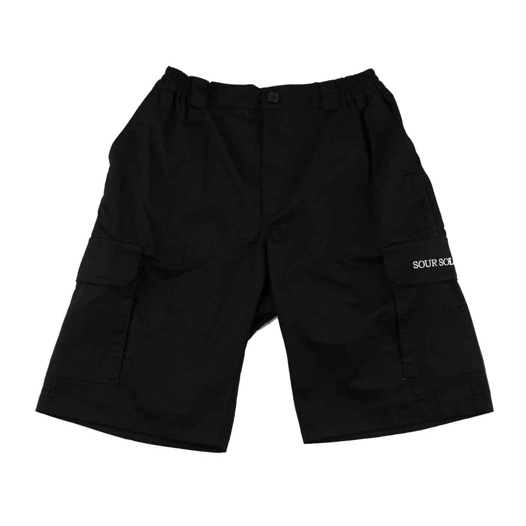 Sour City Safari Cargo Shorts Black  Sour   