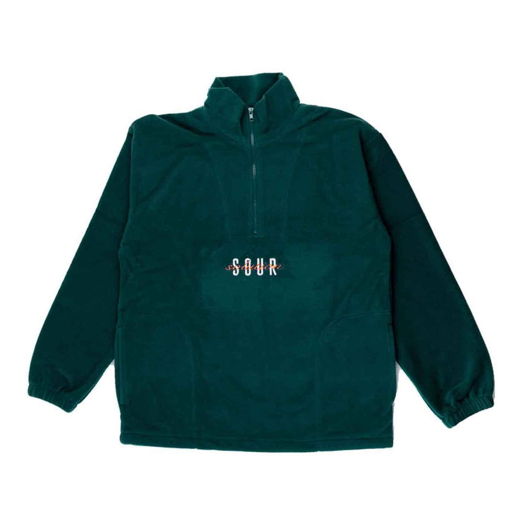 Sour Spothunter 1/4 Zip Fleece Jacket Forest Green  Sour   