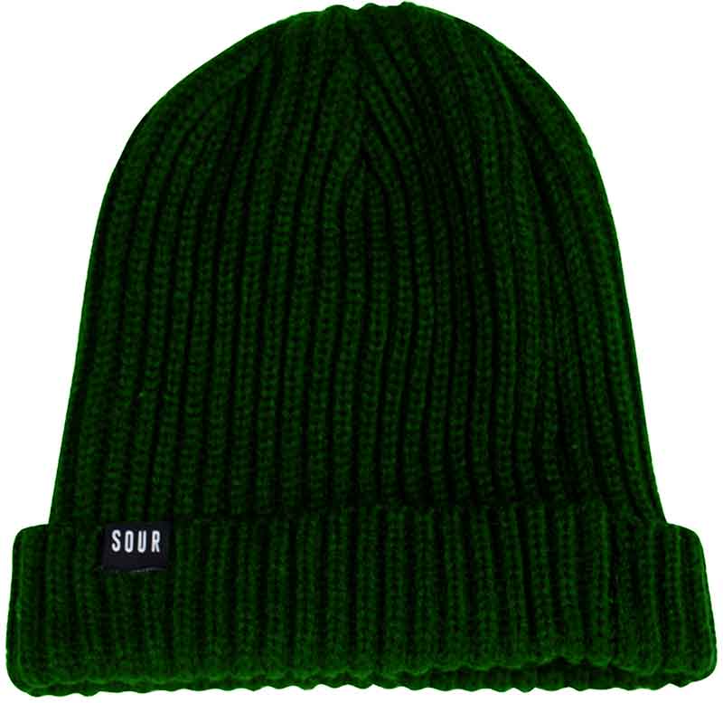 Sour Solution Sweeper Beanie Forest Green  Sour   