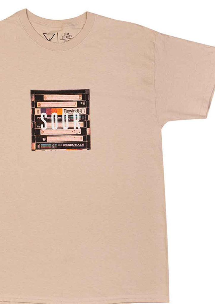 Sour Solution VHS T-Shirt Sand  Sour   