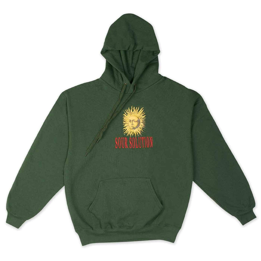 Sour Solution Sunsolution Hooded Sweatshirt Forest Green  Sour   