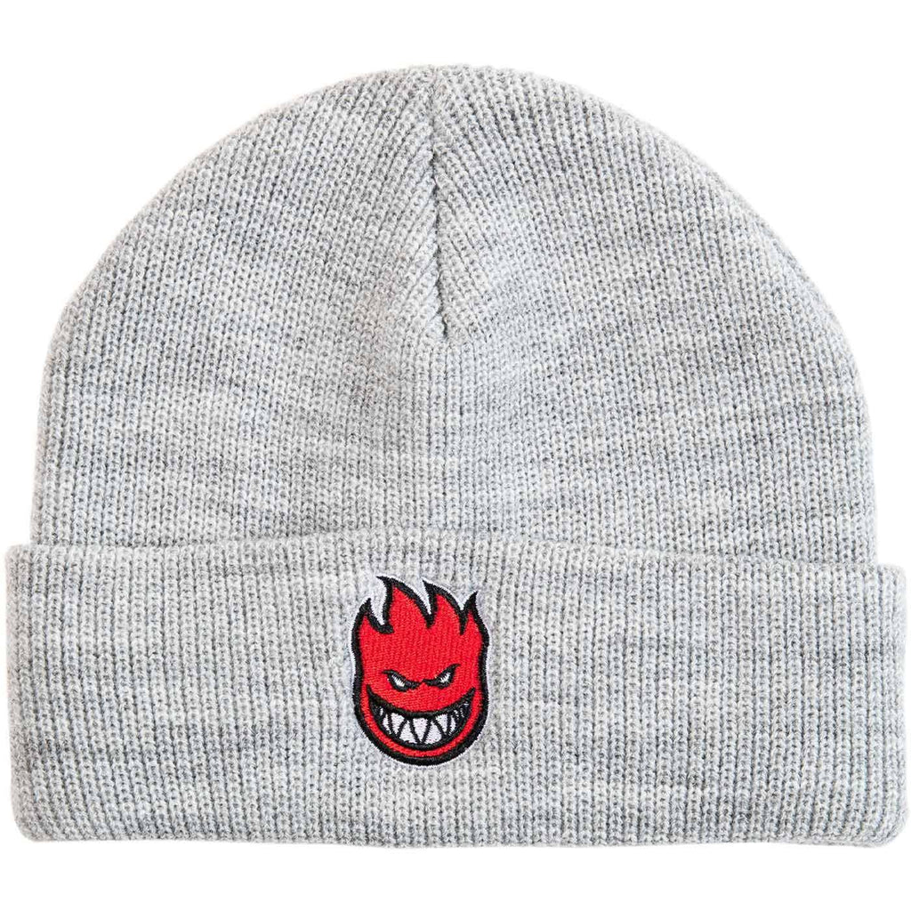 Spitfire Bighead Fill Beanie Heather Grey Red  Spitfire   