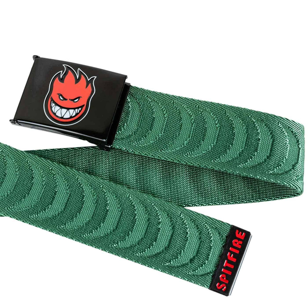 Spitfire Bighead Fill Jaquard Web Belt Dark Green  Spitfire   