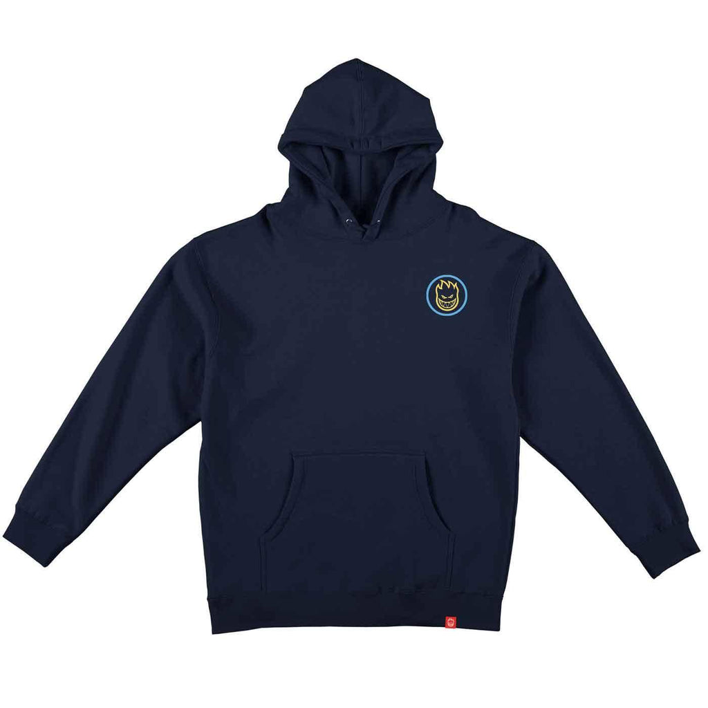 Spitfire Classic Swirl Fade Hooded Sweatshirt Navy Blue  Spitfire   