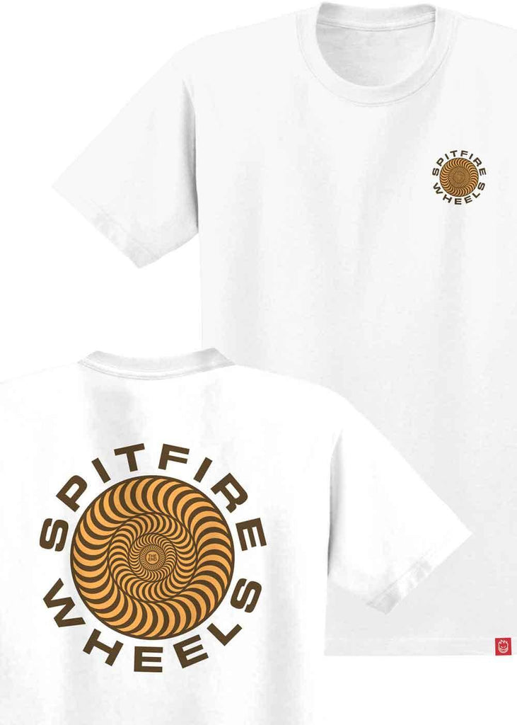 Spitfire Classic 87 Swirl T-Shirt White  Spitfire   