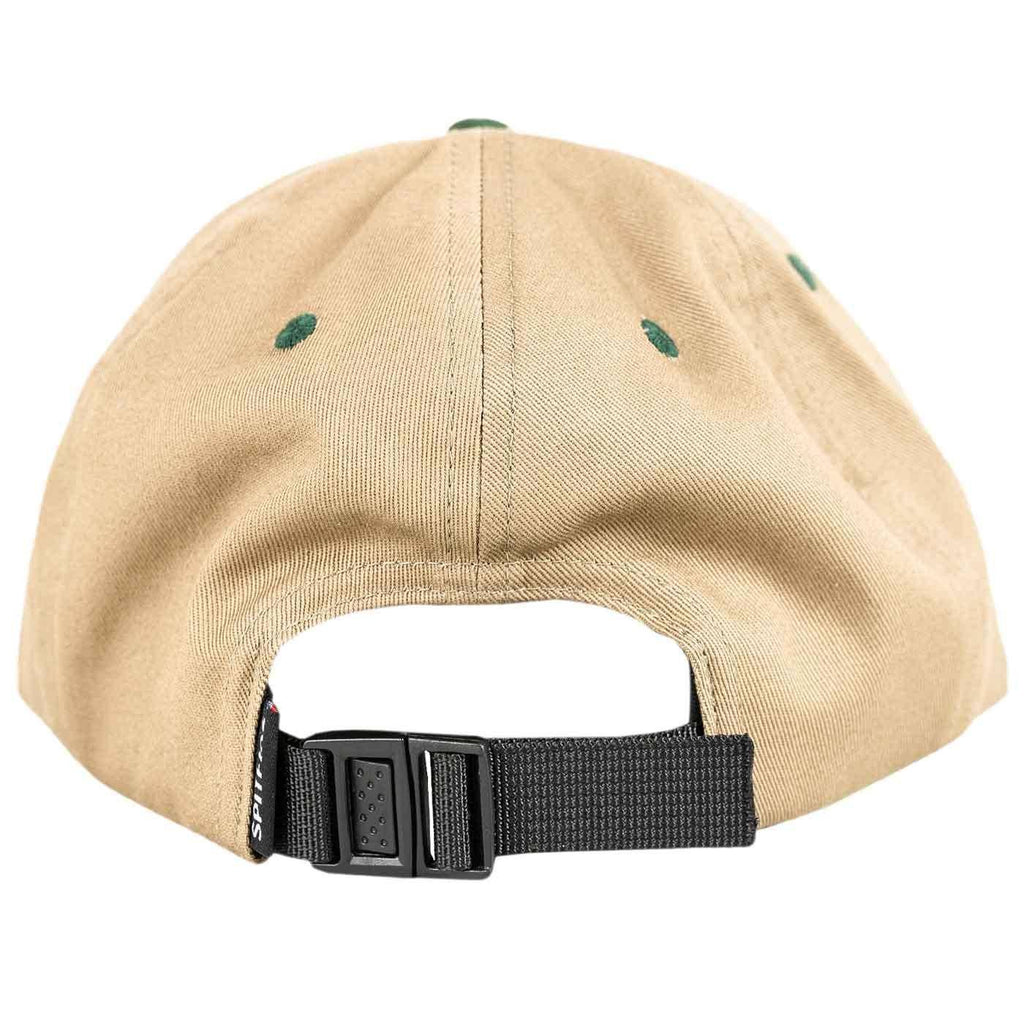 Spitfire Lil Bighead Clip Back Cap Tan Dark Green  Spitfire   