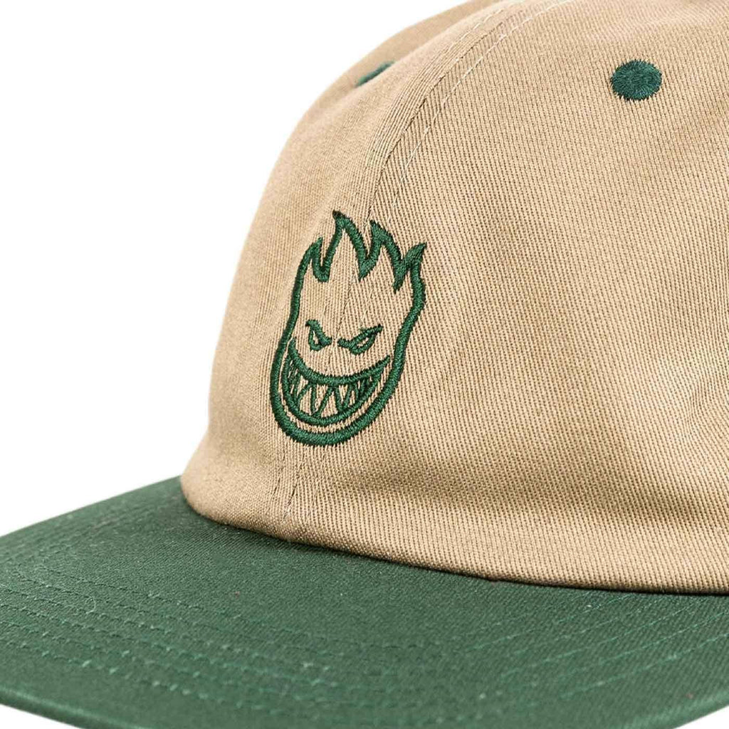 Spitfire Lil Bighead Clip Back Cap Tan Dark Green  Spitfire   