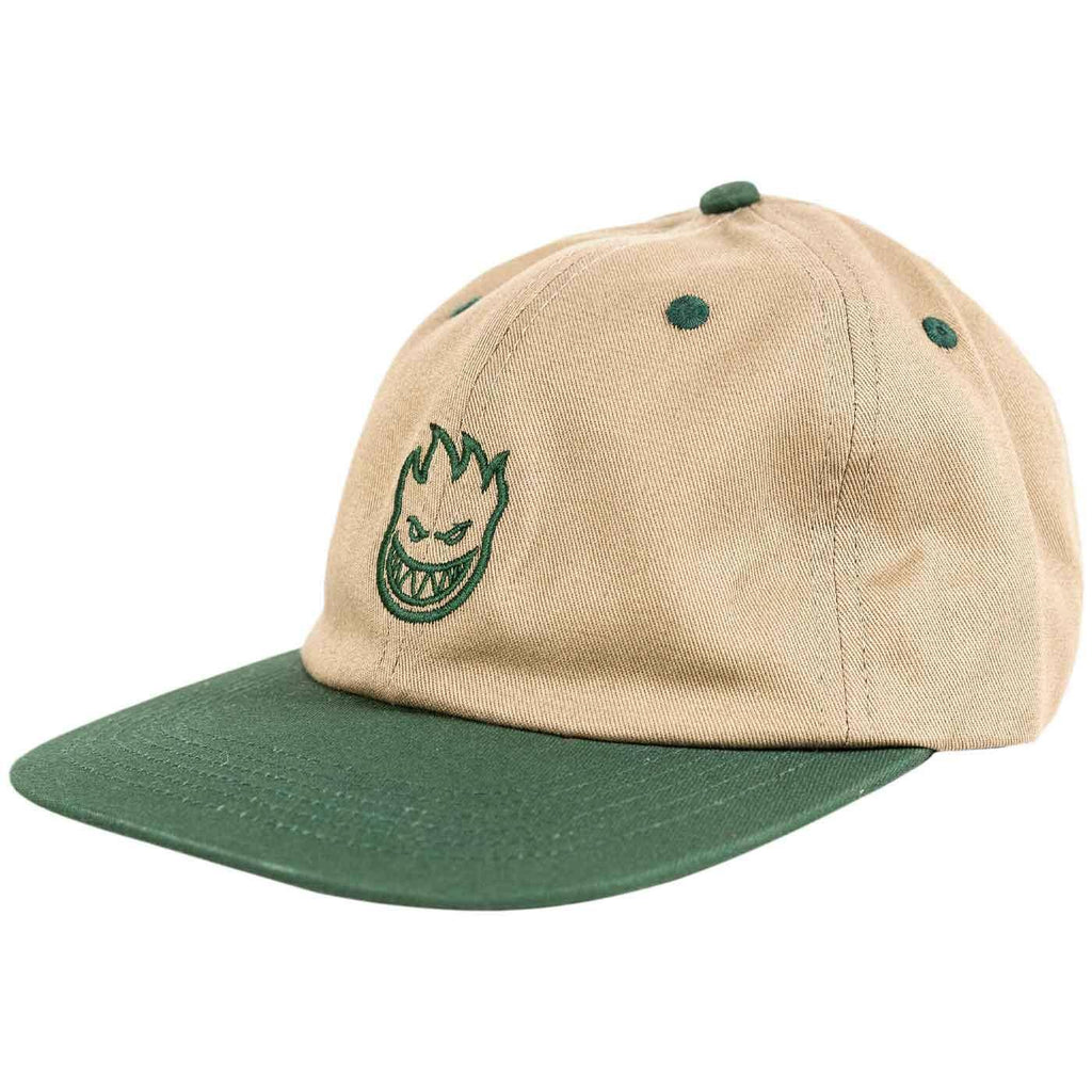 Spitfire Lil Bighead Clip Back Cap Tan Dark Green  Spitfire   