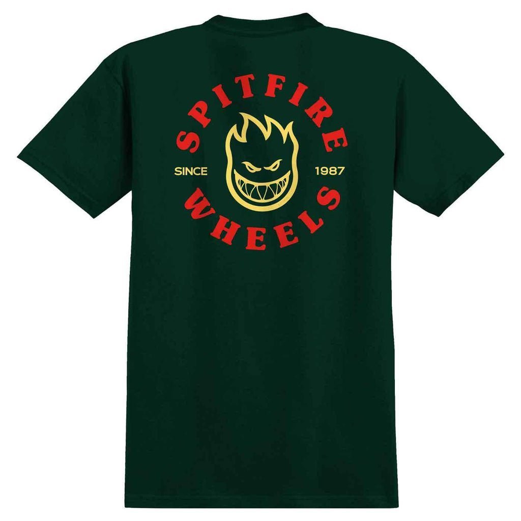 Spitfire Bighead Classic T-Shirt Forest Green  Spitfire   