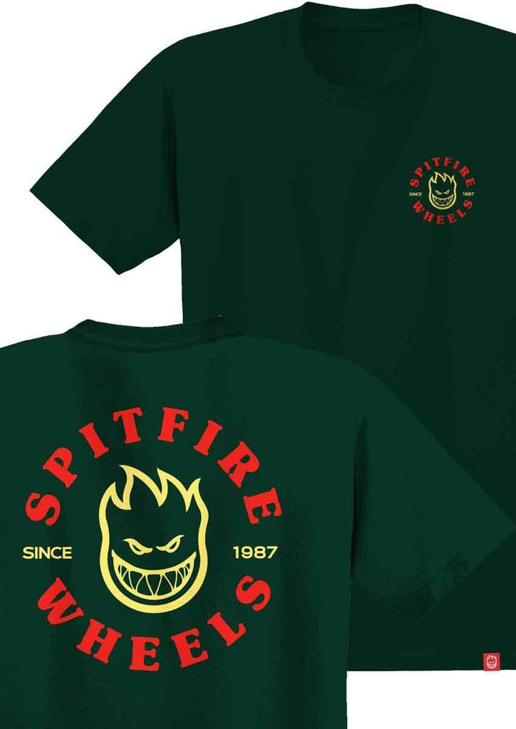 Spitfire Bighead Classic T-Shirt Forest Green  Spitfire   