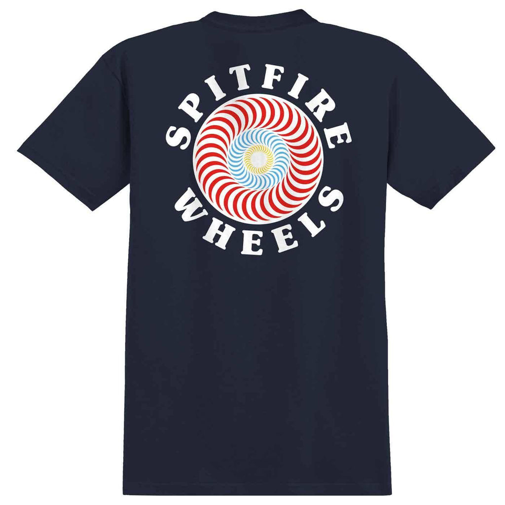 Spitfire OG Classic Fill T Shirt Midnight Navy  Spitfire   