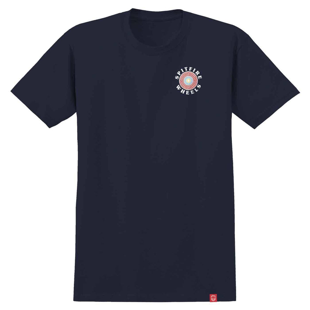 Spitfire OG Classic Fill T Shirt Midnight Navy  Spitfire   